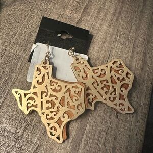 Gold Texas Earrings